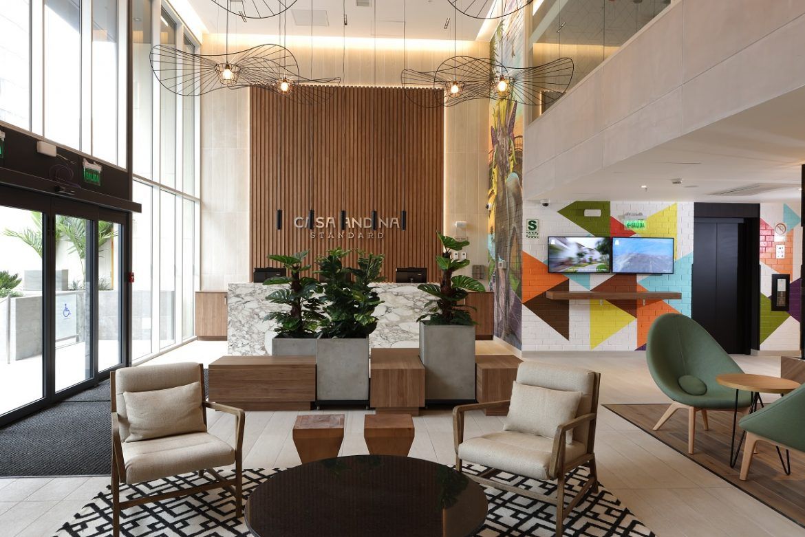 Lobby hotel Casa Andina Standard Benavidez, Lima