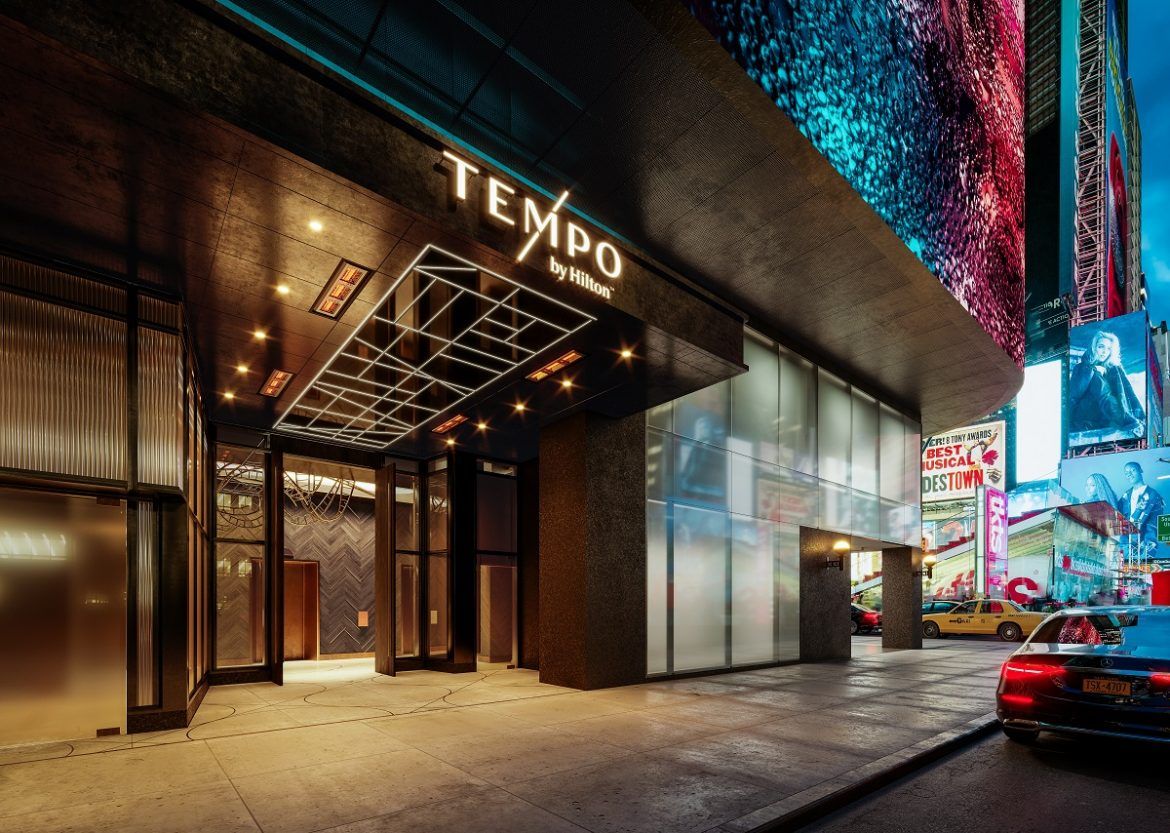Entrada del hotel Tempo by Hilton Times Square