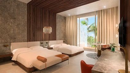 Junior suite doble en Secrets Tulum Resort & Beach Club