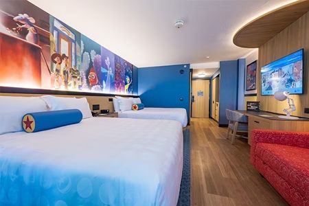 Habitación del Pixar Place Hotel